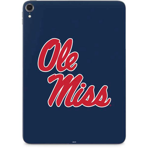 University of Mississippi Rebels Ole Miss Apple iPad Pro Skin