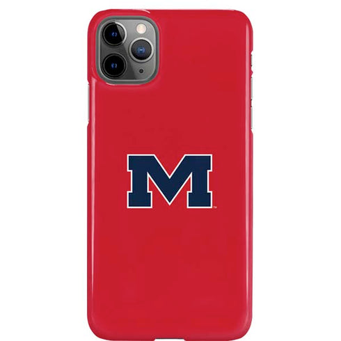 University of Mississippi Ole Miss Logo Red iPhone Cases