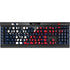 University of Mississippi Ole Miss Rebels K95 RGB PLATINUM Mechanical Gaming Keyboard Skin