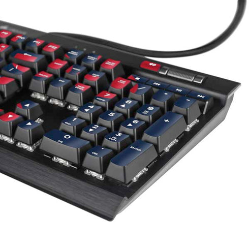 University of Mississippi Ole Miss Rebels K95 RGB PLATINUM Mechanical Gaming Keyboard Skin