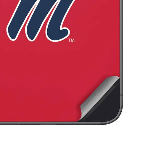 University of Mississippi Ole Miss Logo Red Galaxy A16 5G Skin
