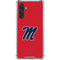 University of Mississippi Ole Miss Logo Red Galaxy A17 Clear Case