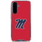 University of Mississippi Ole Miss Logo Red Galaxy A36 5G Clear Case