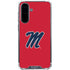 University of Mississippi Ole Miss Logo Red Galaxy A36 5G Clear Case