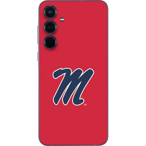 University of Mississippi Ole Miss Logo Red Galaxy A36 5G Skin