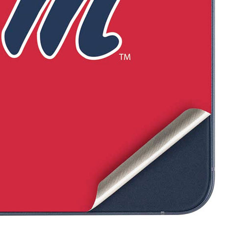 University of Mississippi Ole Miss Logo Red Galaxy A36 5G Skin