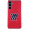 University of Mississippi Ole Miss Logo Red Galaxy A55 5G Clear Case