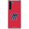 University of Mississippi Ole Miss Logo Red Galaxy S24 FE Clear Case