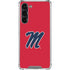 University of Mississippi Ole Miss Logo Red Galaxy S24 FE Clear Case