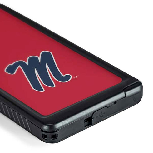 University of Mississippi Ole Miss Logo Red Galaxy S24 Ultra Waterproof Case