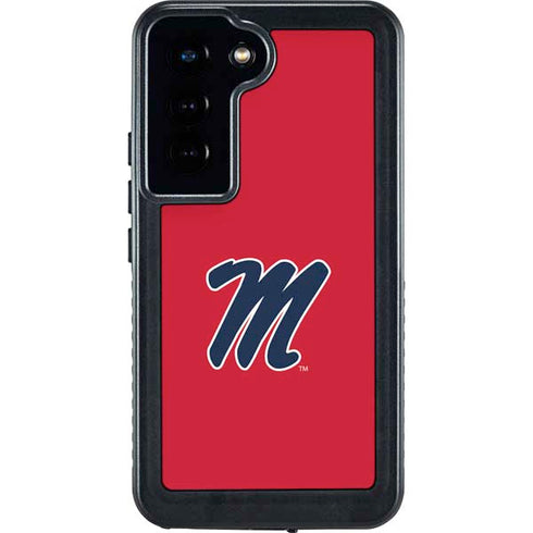 University of Mississippi Ole Miss Logo Red Galaxy S24 Waterproof Case