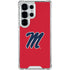 University of Mississippi Ole Miss Logo Red Galaxy S25 Ultra Clear Case