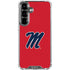 University of Mississippi Ole Miss Logo Red Galaxy S26 Clear Case