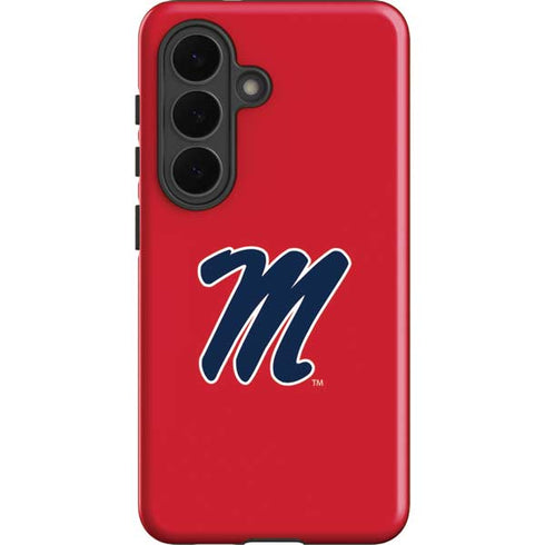 University of Mississippi Ole Miss Logo Red Galaxy S26 Plus Impact Case