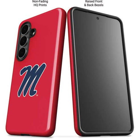 University of Mississippi Ole Miss Logo Red Galaxy S26 Plus Impact Case