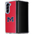 University of Mississippi Ole Miss Logo Red Galaxy Z Fold5 5G Clear Case