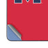 University of Mississippi Ole Miss Logo Red Galaxy Z Fold5 5G Skin