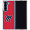 University of Mississippi Ole Miss Logo Red Galaxy Z Fold6 Clear Case