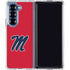 University of Mississippi Ole Miss Logo Red Galaxy Z Fold6 Clear Case