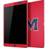 University of Mississippi Ole Miss Logo Red iPad Skins