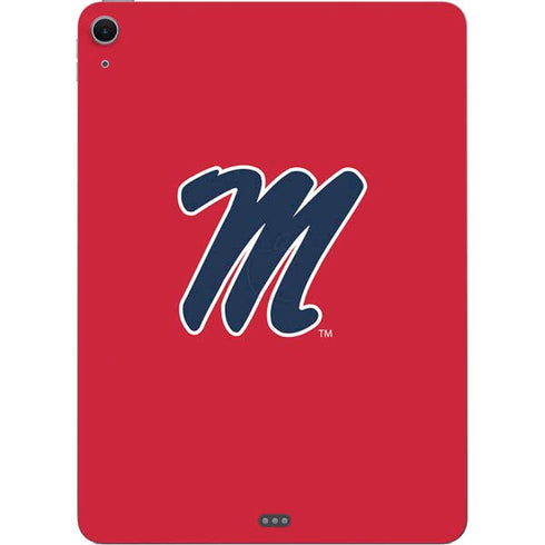 University of Mississippi Ole Miss Logo Red Apple iPad Air Skin