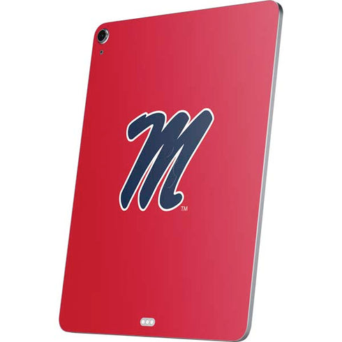 University of Mississippi Ole Miss Logo Red Apple iPad Air Skin