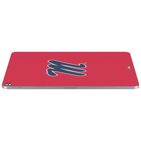 University of Mississippi Ole Miss Logo Red Apple iPad Air Skin