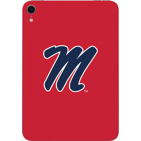 University of Mississippi Ole Miss Logo Red Apple iPad Mini Skin