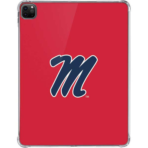 University of Mississippi Ole Miss Logo Red iPad Pro 11in (2024) Clear Case