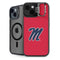 University of Mississippi Ole Miss Logo Red iPhone 14 Kickstand Case