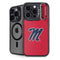 University of Mississippi Ole Miss Logo Red iPhone 14 Pro Max Kickstand Case