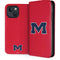 University of Mississippi Ole Miss Logo Red iPhone 15 Plus Folio Case