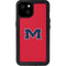University of Mississippi Ole Miss Logo Red iPhone 15 Plus Waterproof Case