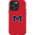 University of Mississippi Ole Miss Logo Red iPhone 15 Pro Impact Case