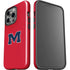 University of Mississippi Ole Miss Logo Red iPhone 15 Pro Impact Case