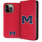 University of Mississippi Ole Miss Logo Red iPhone 15 Pro Max Folio Case