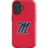 University of Mississippi Ole Miss Logo Red iPhone 16 Impact Case