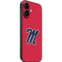 University of Mississippi Ole Miss Logo Red iPhone 16 Plus Skin