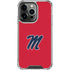 University of Mississippi Ole Miss Logo Red iPhone 16 Pro Clear Case