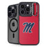 University of Mississippi Ole Miss Logo Red iPhone 16 Pro Max Kickstand Case