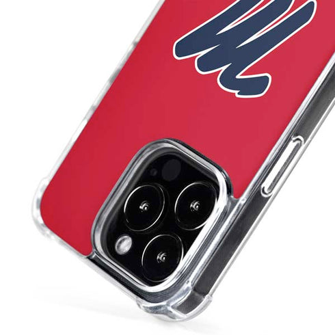 University of Mississippi Ole Miss Logo Red iPhone 16 Pro Max MagSafe Case