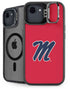 University of Mississippi Ole Miss Logo Red iPhone 16e Kickstand Case
