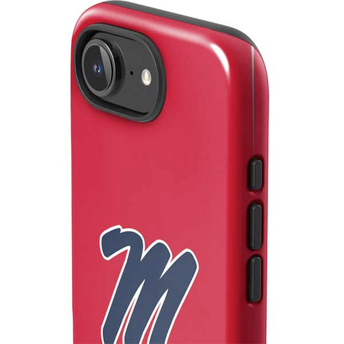 University of Mississippi Ole Miss Logo Red iPhone 16e Impact Case