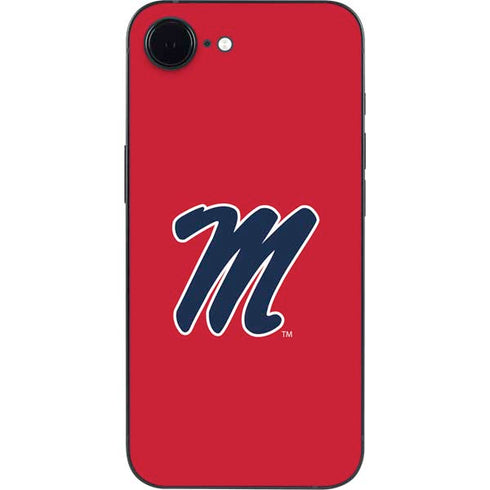 University of Mississippi Ole Miss Logo Red iPhone 16e Skin