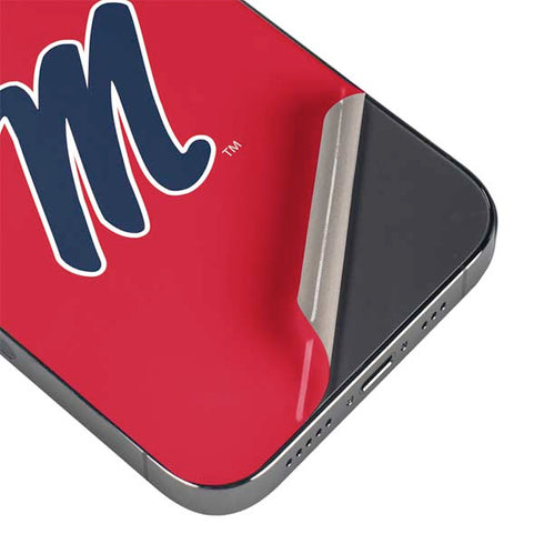 University of Mississippi Ole Miss Logo Red iPhone 16e Skin