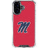 University of Mississippi Ole Miss Logo Red iPhone 17 Clear Case