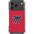 University of Mississippi Ole Miss Logo Red iPhone 18 Pro Clear Case