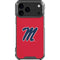 University of Mississippi Ole Miss Logo Red iPhone 18 Pro Max Clear Case