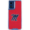 University of Mississippi Ole Miss Logo Red Moto G 5G (2024) Clear Case