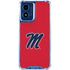 University of Mississippi Ole Miss Logo Red Moto G 5G (2024) Clear Case